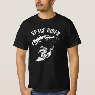 Surfende astronaut Space Rider T-shirt