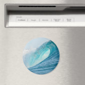 Surfende barrel wave brekende ronde magneet (Insitu (Vaatwasser))