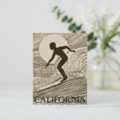  Surfende Briefkaart (Staand voorkant)