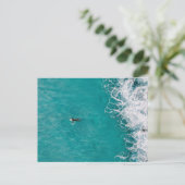 Surfende Briefkaart (Staand voorkant)