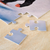 Surfende chimpansees, legpuzzel  (Zijkant)