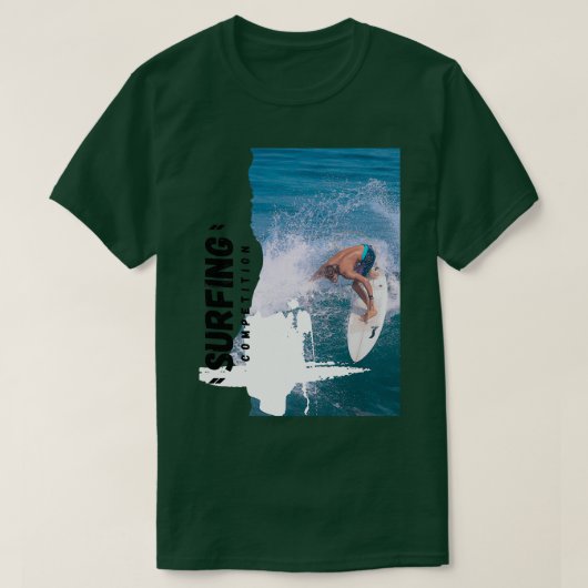 Surfende concurrentie T T-shirt (Design voorkant)