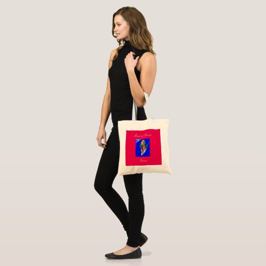 surfende dienstmeid tote bag (Voorkant (model))