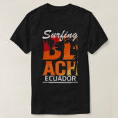 Surfende Ecuador T-shirt (Design voorkant)