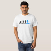 Surfende evolutie t-shirt (Voorkant volledig)