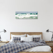 Surfende Fistral Newquay Cornwall Canvas Afdruk (Insitu (Slaapkamer))