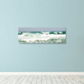 Surfende Fistral Newquay Cornwall Canvas Afdruk (Insitu (Houten vloer))