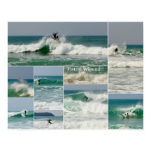 Surfende Fistral Newquay Cornwall Wipeout