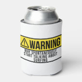 Surfende Gift - Surfer Lover Blikjeskoeler (Blikje Voorkant)