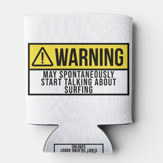 Surfende Gift - Surfer Lover Blikjeskoeler (Achterkant)