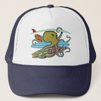 Surfende Halloween Octopus Trucker Pet