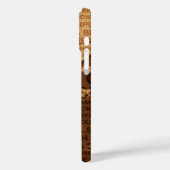 Surfende Hawaii Cutback Faux Wood Surfer - Koa Case-Mate iPhone Case (Achterkant / Links)