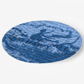 Surfende Hawaii Cutback Hawaiian Surfer Papieren Bordje (Gekanteld)