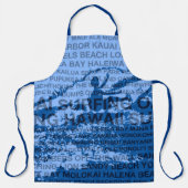 Surfende Hawaii Cutback Hawaiian Surfer Schort (Voorkant)