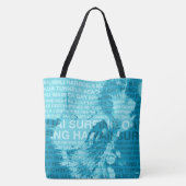 Surfende Hawaii GreenRoom Hawaiian Surfer Beach ta Tote Bag (Achterkant)