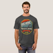 Surfende Hawaii Peahi Jaws Maui Hawaii Retro T-shirt (Voorkant volledig)