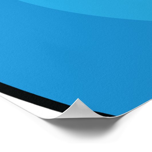 Surfende hond poster (Hoek)