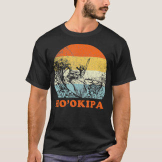 Surfende Hookipa Maui  Retro Throwback T-shirt