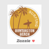 Surfende Huntington Beach Sticker (Vel)
