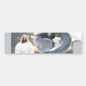 Surfende Jesus Bumpersticker (Voorkant)