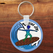 Surfende joodse Sleutelhanger (Voorkant)