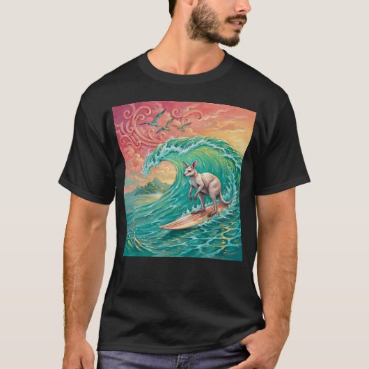 SURFENDE KANGAROE T-SHIRT (Voorkant)
