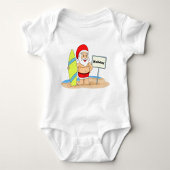 Surfende kerstman romper