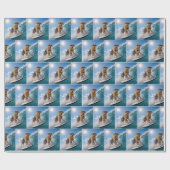 Surfende Labrador Retriever Cadeaupapier (Vlak)