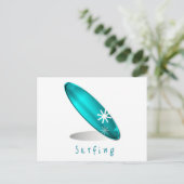 Surfende Logo Briefkaart (Staand voorkant)