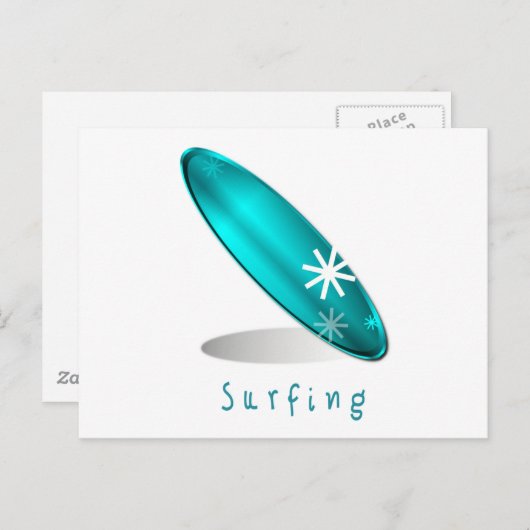 Surfende Logo Briefkaart (Voorkant / Achterkant)