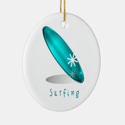 Surfende Logo Ornament (Rechts)