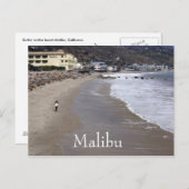 Surfende Malibu California Briefkaart (Voorkant / Achterkant)