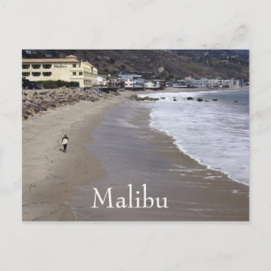 Surfende Malibu California Briefkaart