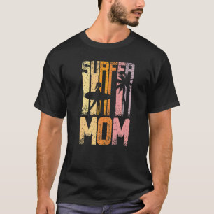 Surfende mam t-shirt