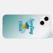 Surfende meid #3 Case-Mate iPhone case (Achterkant (horizontaal))