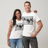 surfende mieren t-shirt (Unisex)