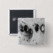 surfende mieren vierkante button 5,1 cm (Voorkant /achterkant)