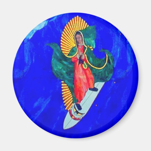 surfende nun magnet (Voorkant)