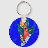 surfende nun sleutelhanger (Voorkant)