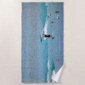 Surfende Oahu Beach Towel Strandlaken (Voorkant)