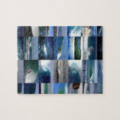 Surfende oceaangolven montage legpuzzel (Horizontaal)