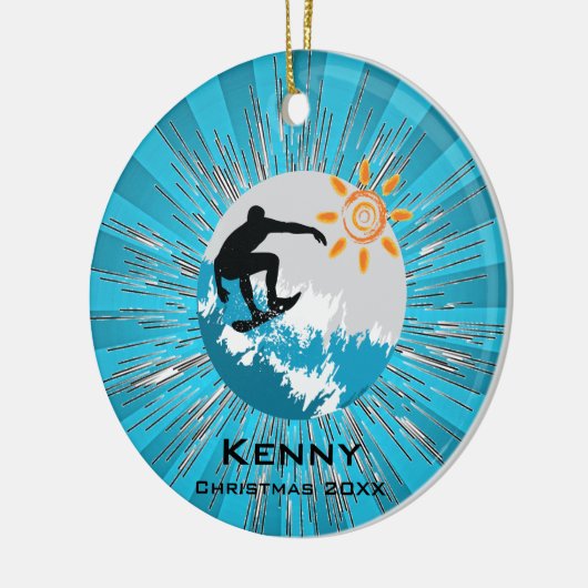 Surfende Ornament (Links)