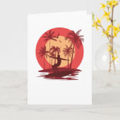 Surfende paradijs kaart (Gele Bloem)