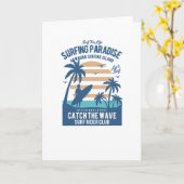 Surfende paradijs kaart (Gele Bloem)