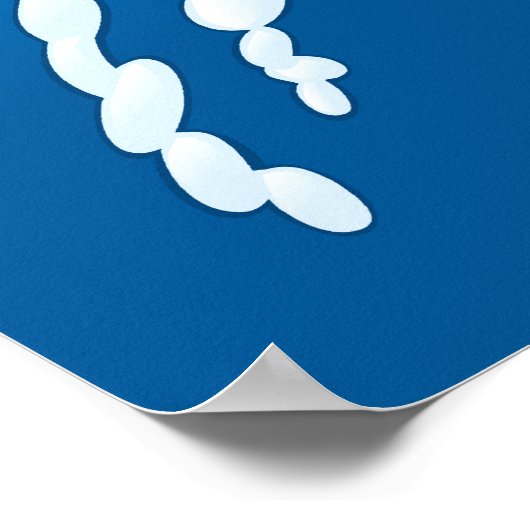 Surfende Pele Poster (Hoek)