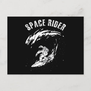 Surfende Ruimtevaarder Space Ruiter Briefkaart