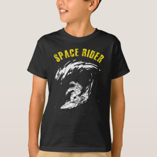 Surfende Ruimtevaarder Space Ruiter T-shirt