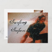 Surfende Safari Briefkaart -  (Voorkant / Achterkant)