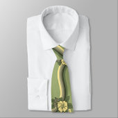 Surfende Safari Hawaiian Hibiscus Necktie Stropdas (Gebonden)