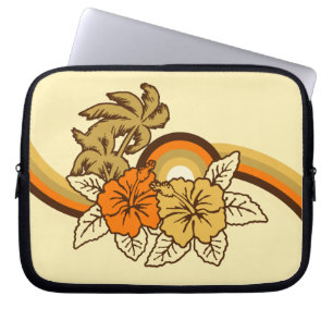 Surfende Safari Hawaiian Neopree Wetsuit Laptop Sleeve